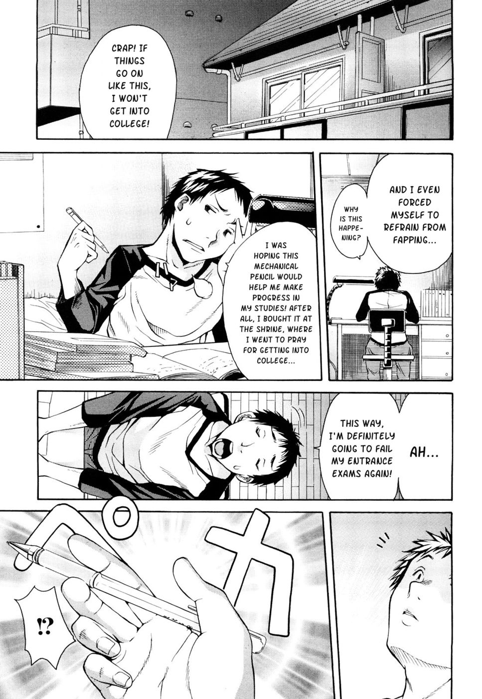 Hentai Manga Comic-The Pen, The Goddess, and I-Read-1
